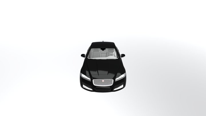 Jaguar XJ 3D Model