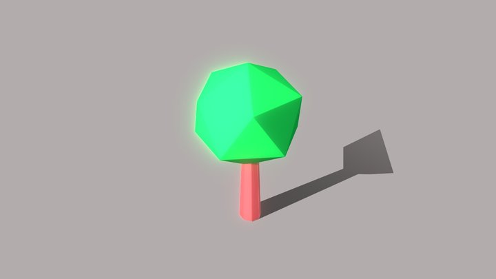 [Free] Low-poly Tree 3D Model