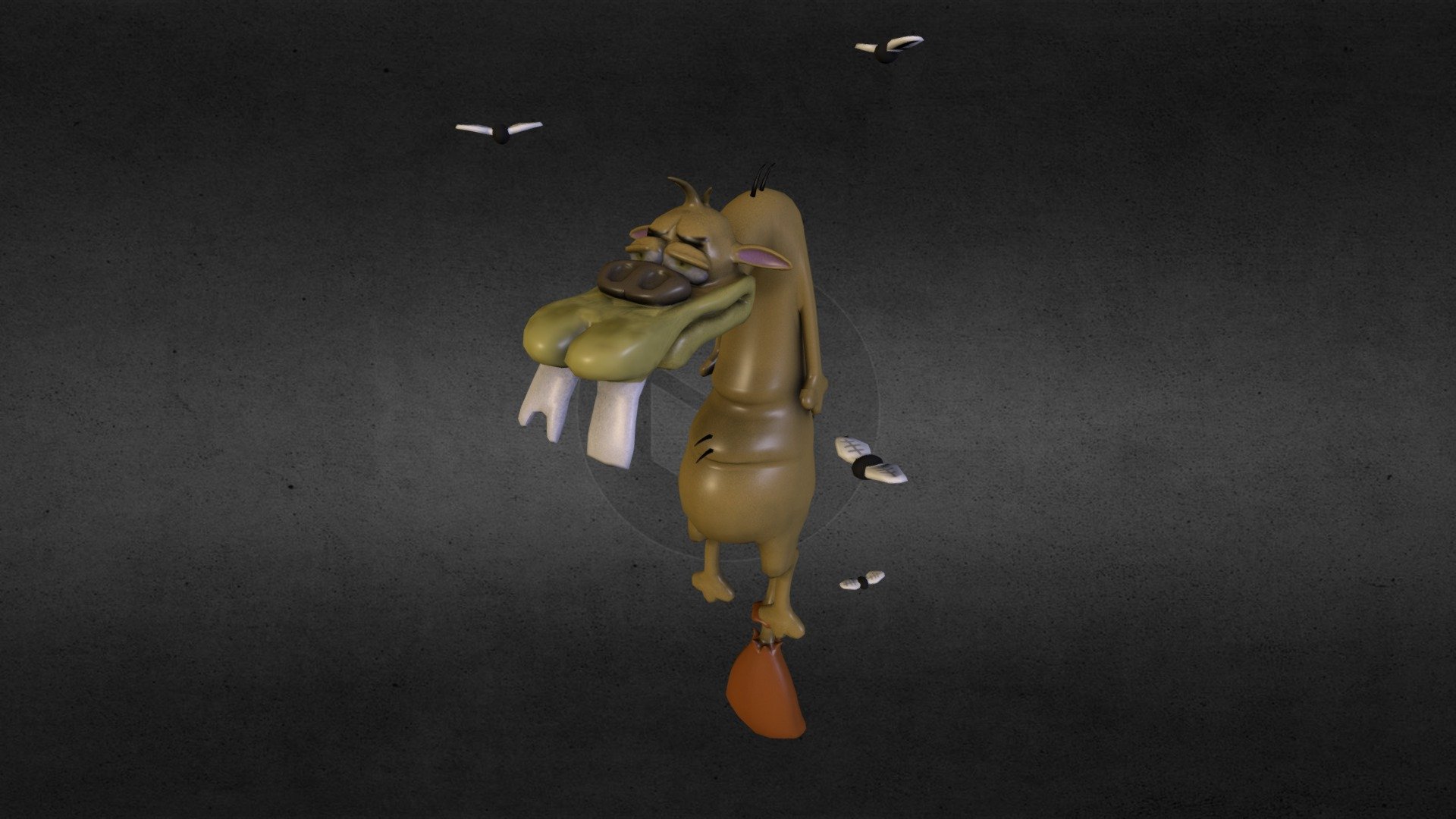 A diseased weasel