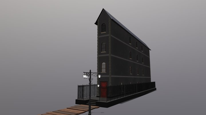 Horror House 3D Model