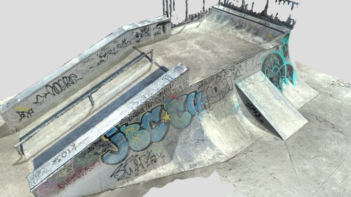 skatepark Gliwice LIDAR 3D scan 3D Model