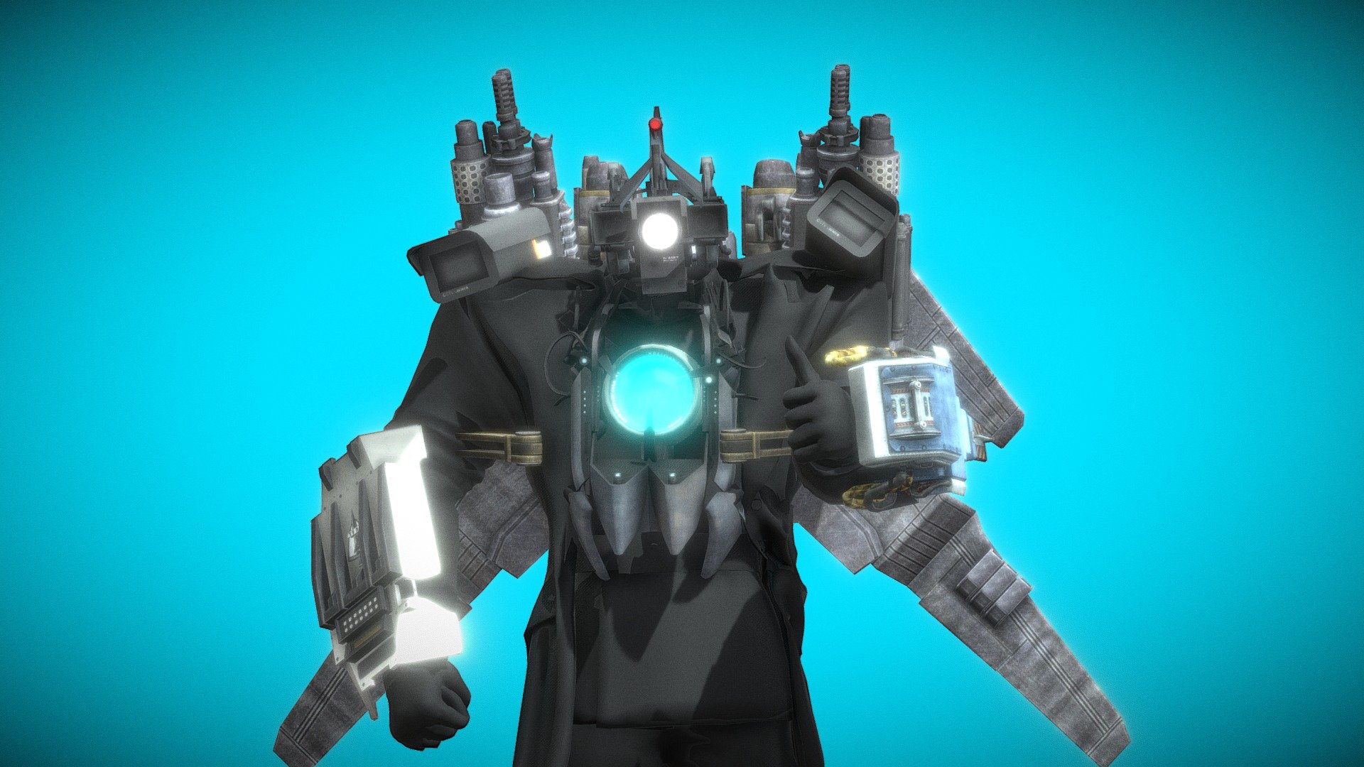 Upgraded Titan Cameraman Remake - 3D model by DioSas (@KonoDioDaD) [5c884ae]