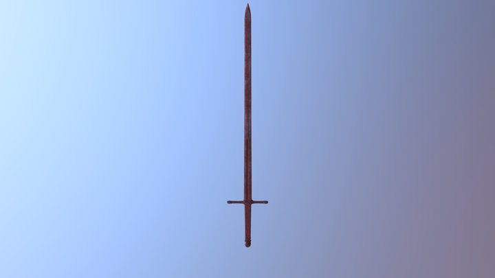 Knight's Sword 3D Model