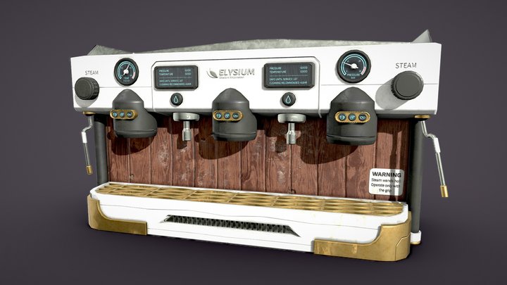 Coffee Machine 3D Model