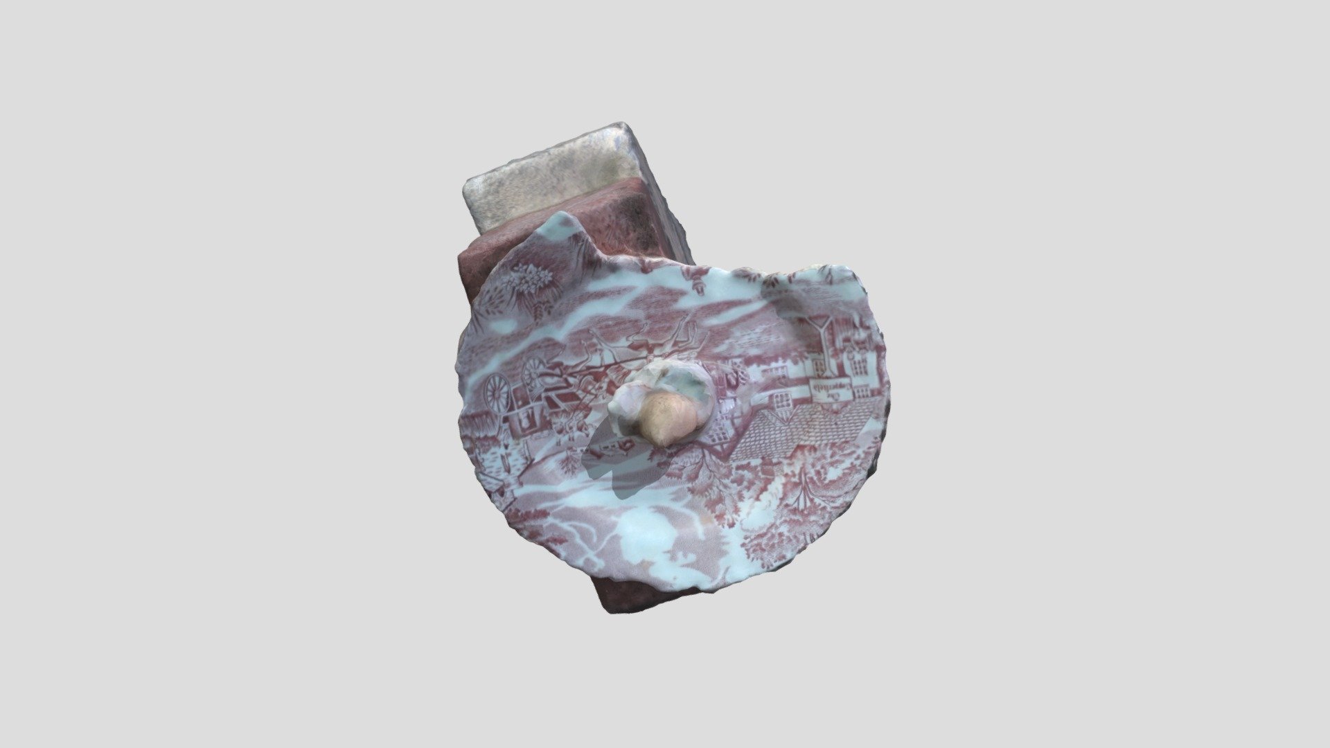 Purple plate. Photoscan