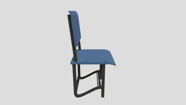 cadeira escolar / chair for school 3D Model
