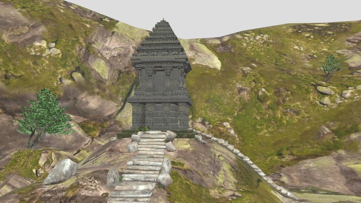 temple and environment around 3D Model