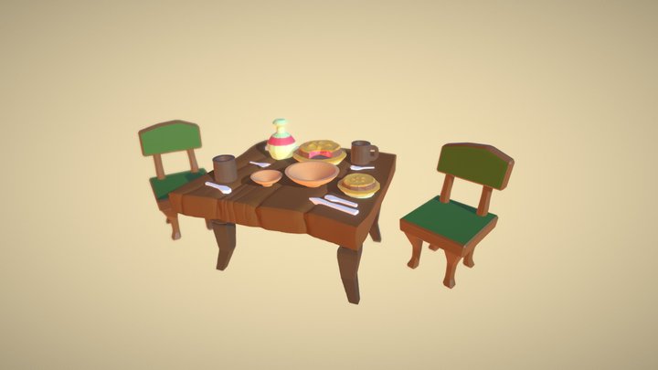 Meeting with a Friend - 3December 2020 - Pie 3D Model