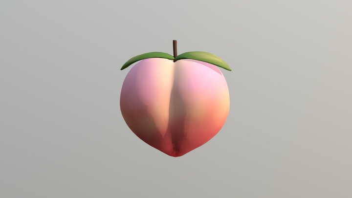 Just Peachy 3D Model