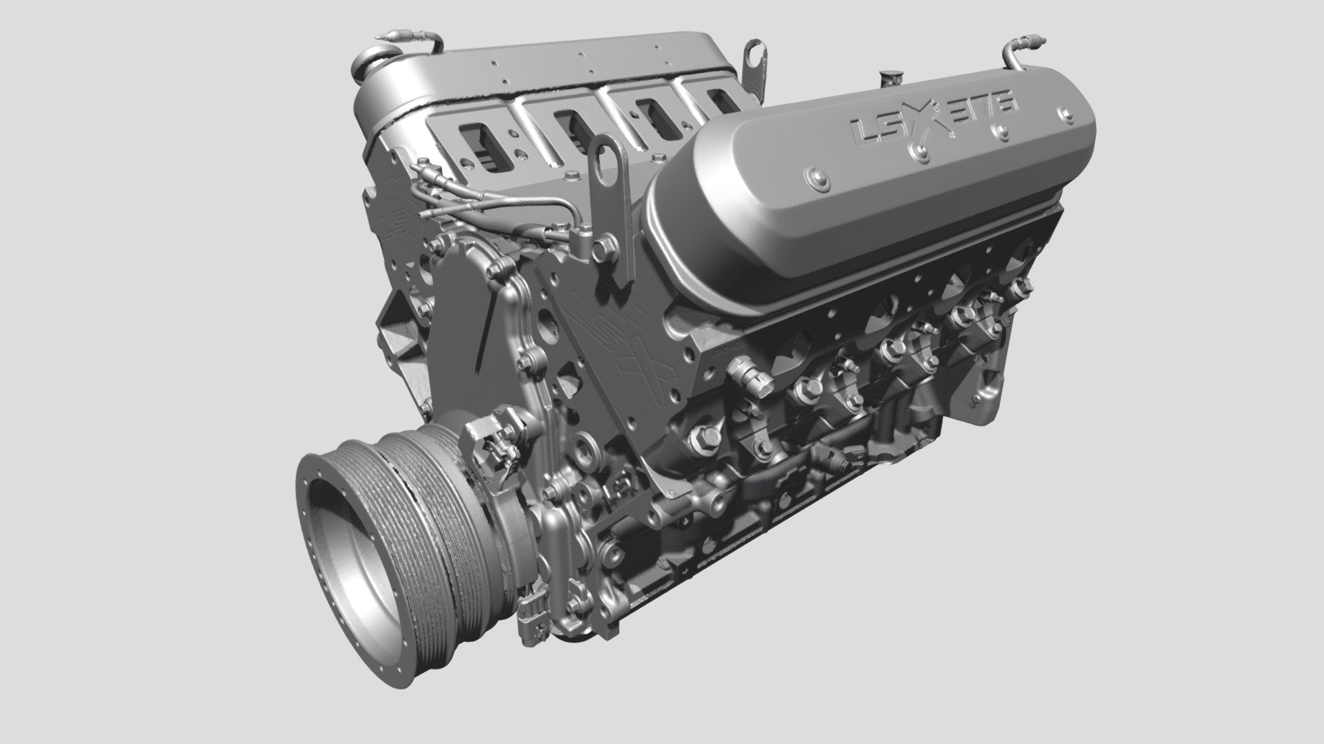 LSX B15 376 Engine 19417356 - Buy Royalty Free 3D Model By Modception ...