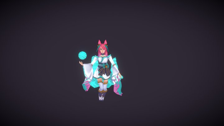 Ahri Spirit Blossom (Fan Model) 3D Model