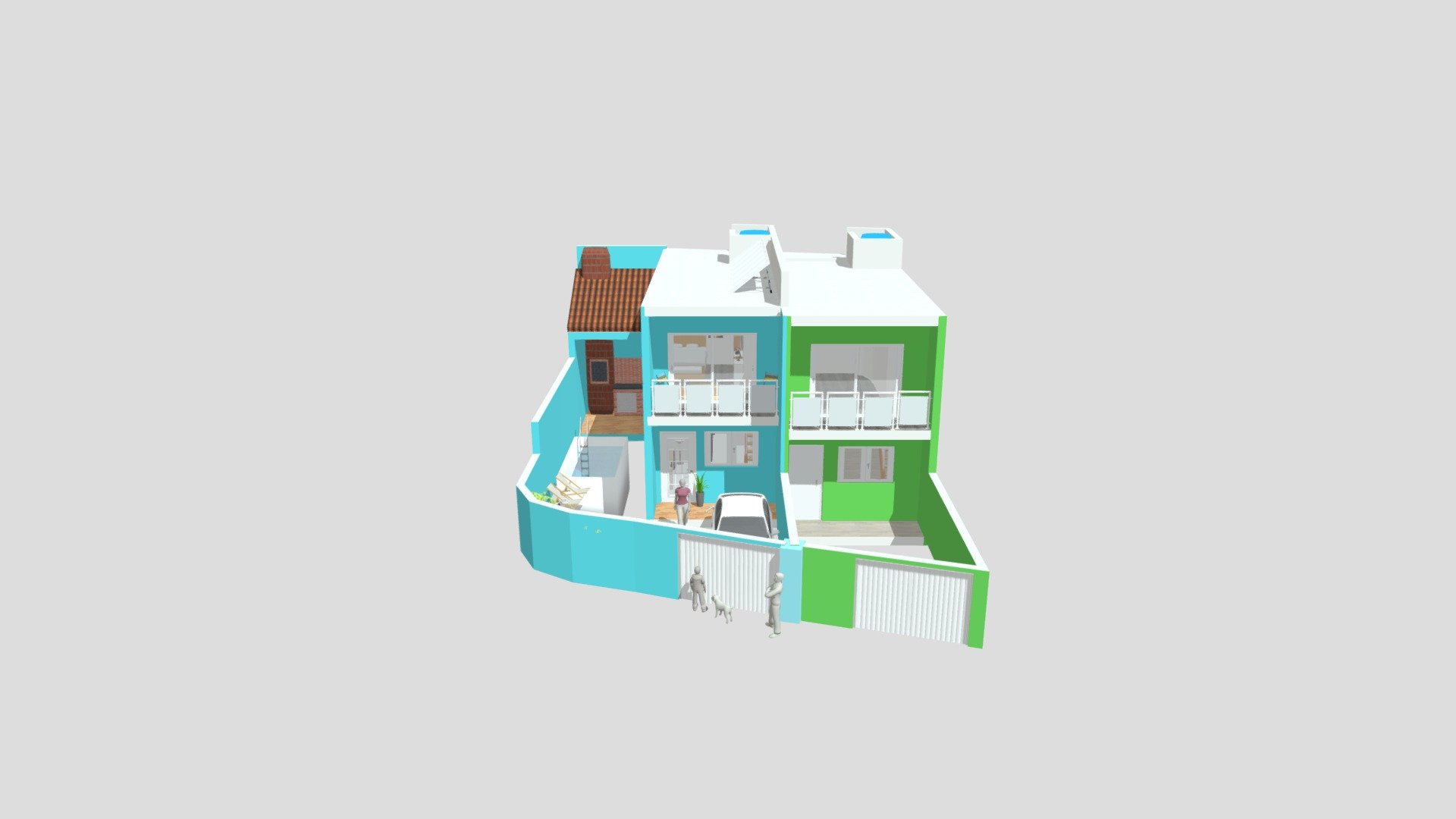 casa 2 quartos