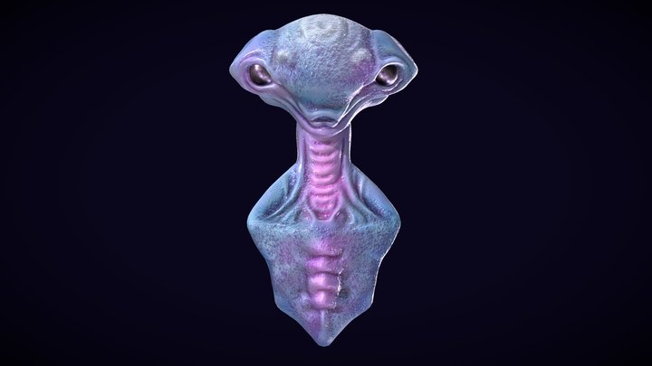 lp alien uvw 3D Model
