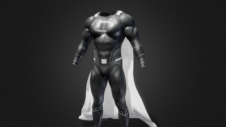 Superman 3D Model