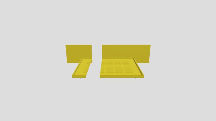 Bed Frame 3D Model