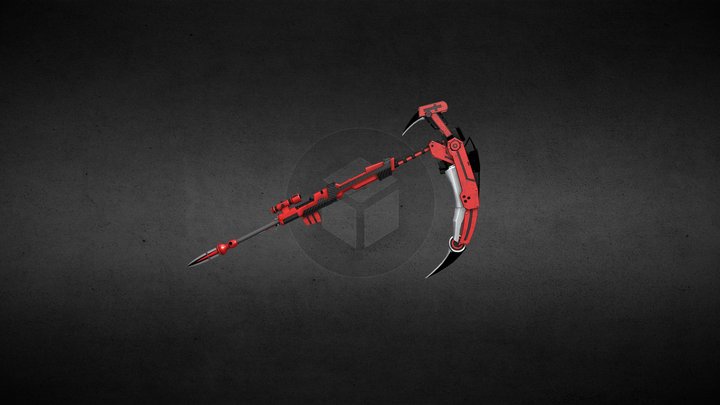 RWBY Crescent Rose Scythe (unofficial) 3D Model