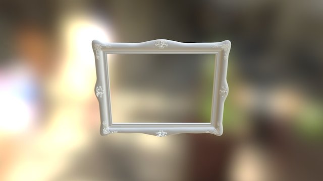 Marco con relieve 3D Model