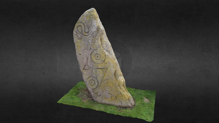 Aberlemno 1 - The Serpent Stone 3D Model