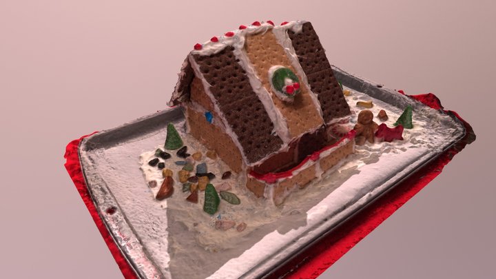 Gingerbread house experiment 3D Model