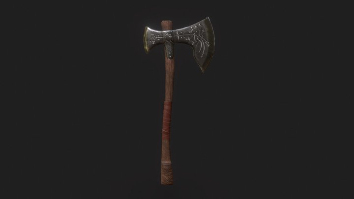 Viking Axe 3D Model