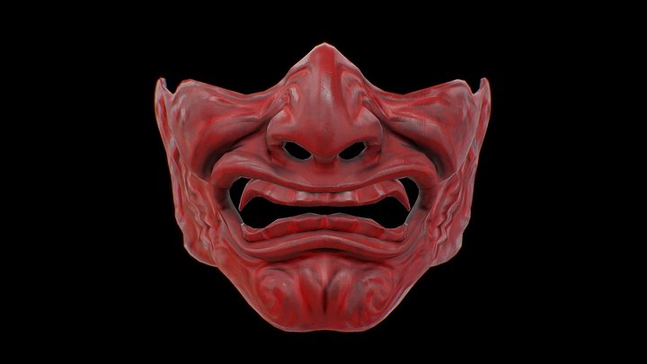 Samurai-mask 3D models - Sketchfab