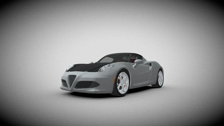ALFA ROMEO 4C_IMPROVED 3D Model