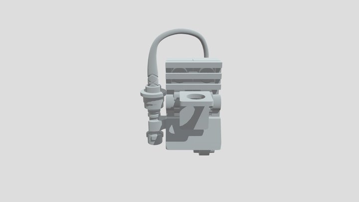 Proton Pack But Lego 3D Model