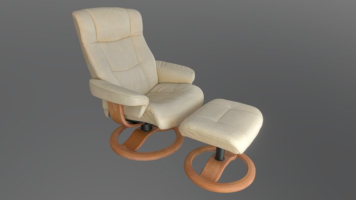 Relax leather chair / Relax Ledersessel – Modello 3D gratuito STL