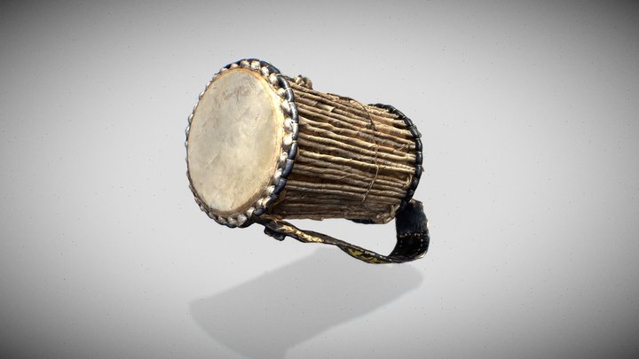 Talking Drum Scan 3D Model