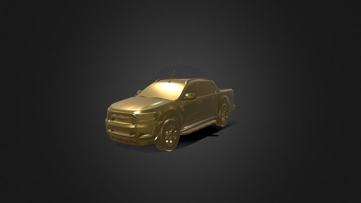 Ford Ranger 2016 3D PRINTABLE MODEL 3D Model