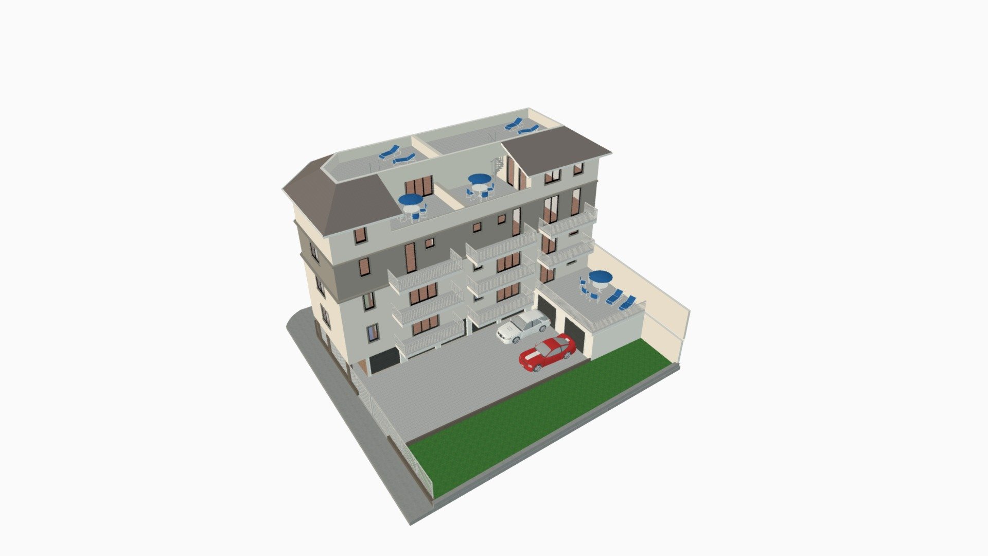 Recupero sottotetto — Sketchfab embed 3D viewer