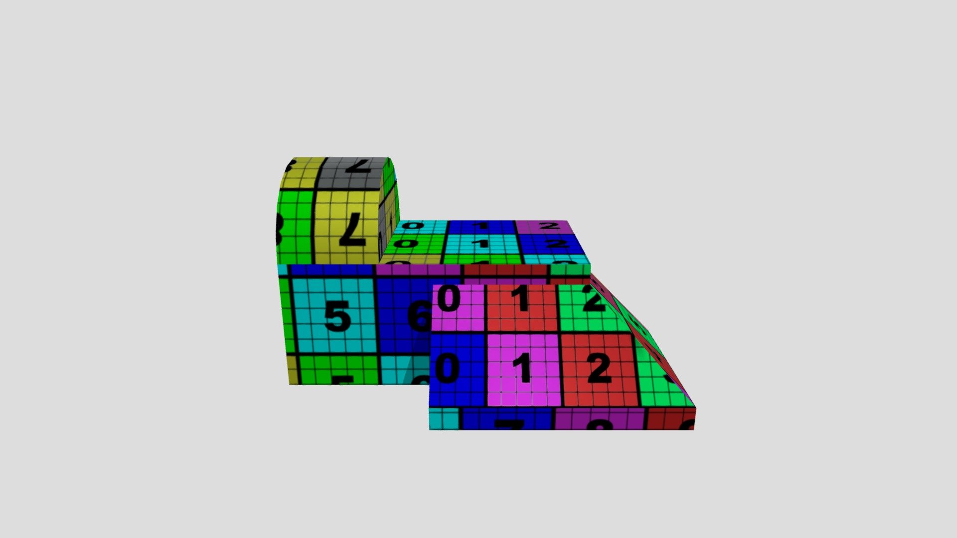 UV'd Building Model