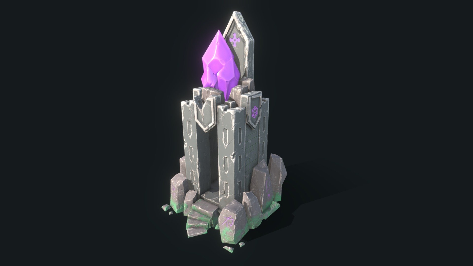 ArtStation - Magic Tower - Game ready model