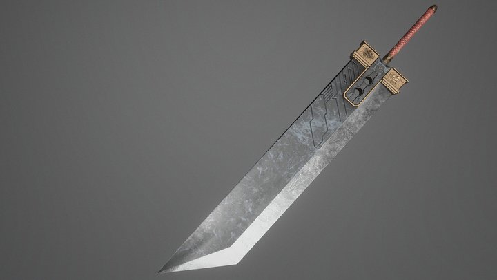 Buster Sword 3D Model