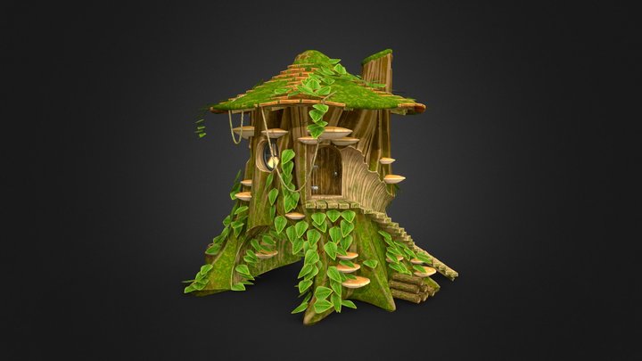 Secret cabin 3D Model
