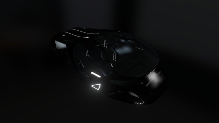 TRON citizen car 3D Model