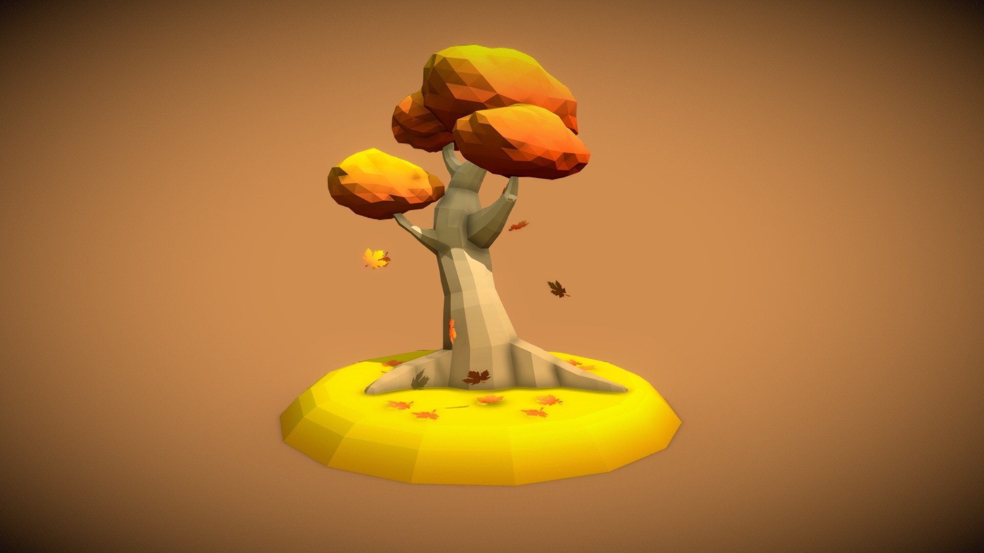 3December 2022 Day 10: Autumn Leaves — Sketchfab embed 3D viewer