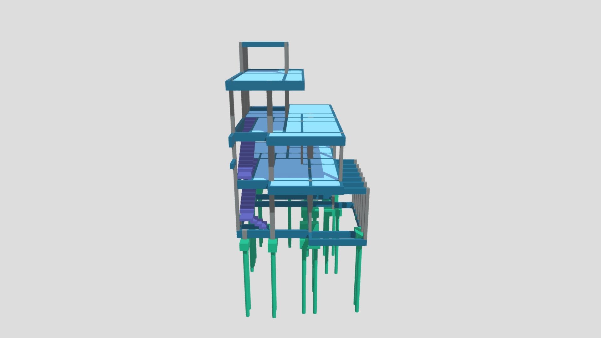 Projeto 3D estrutural Thais e Tim - 3D model by Guilherme.Gusso ...