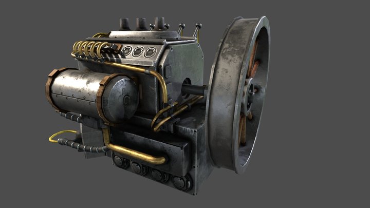 Steam Machine 3D Model