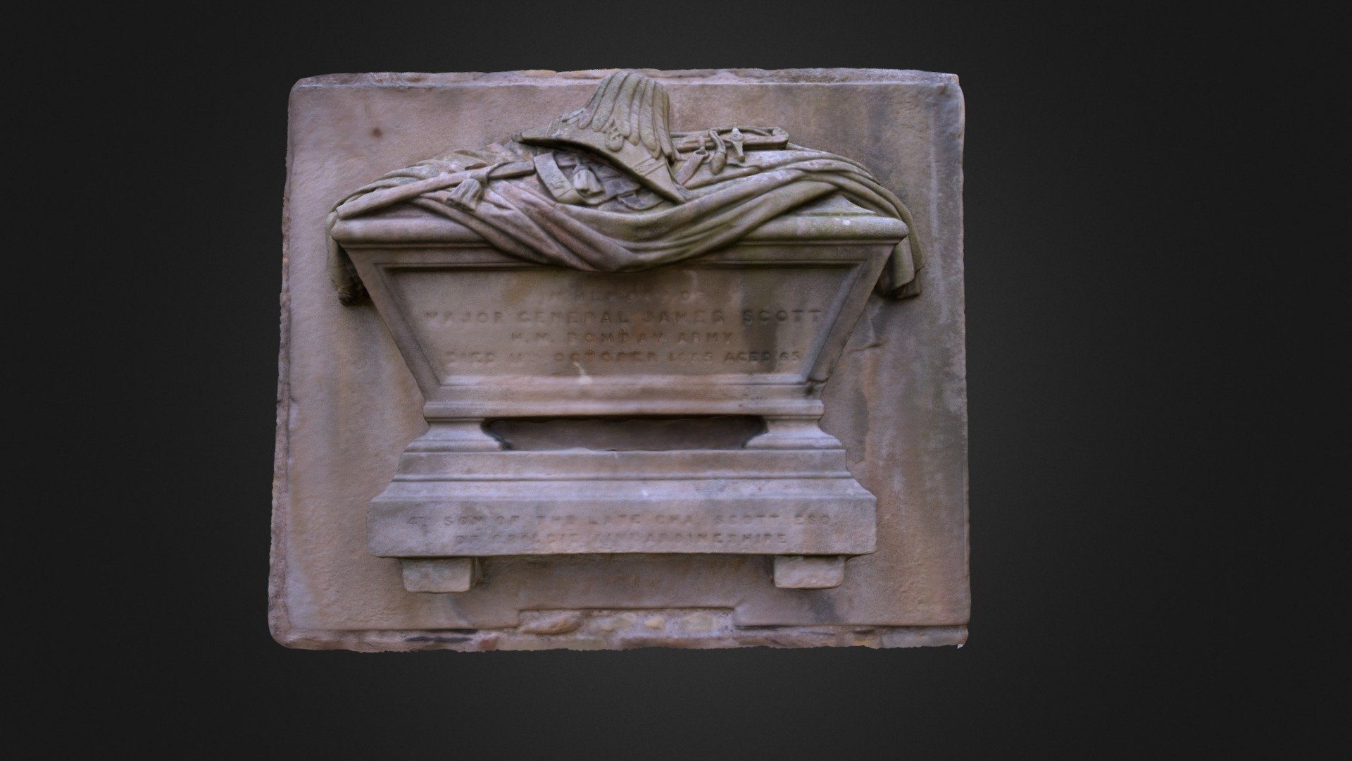 Memorial to Major General Scott, St Andrews