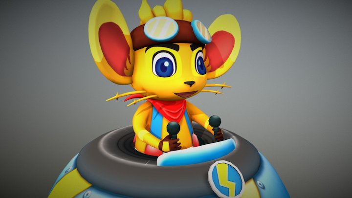 Furious Bounce - Character 3D Model