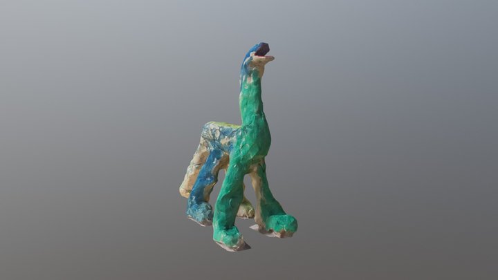 Dino Sculpture 3D Model