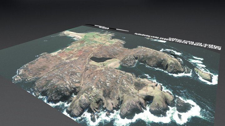 Gola Island, Co. Donegal – Modelo 3D gratuito STL