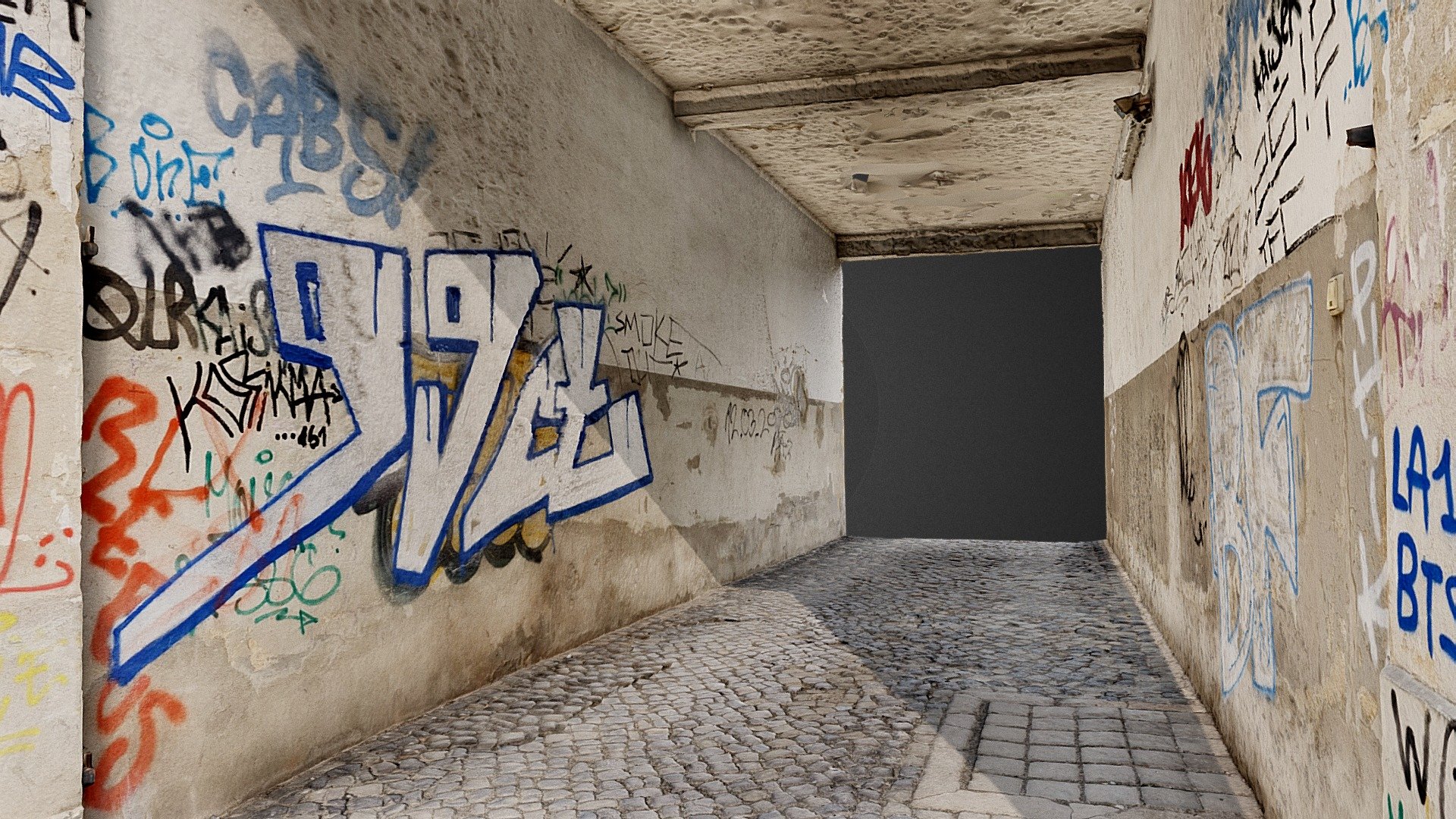Building underpass in Braunschweig - Download Free 3D model by Mohammad ...