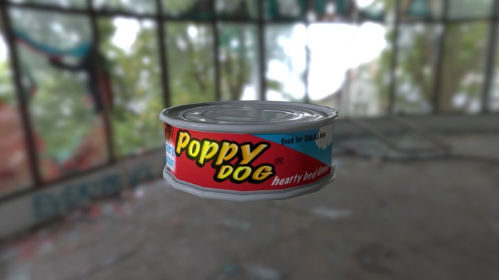 Poppy Dog Food 3D Model