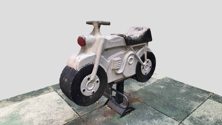 Children Spring Horse 3 (Motorcycle) 3D Model