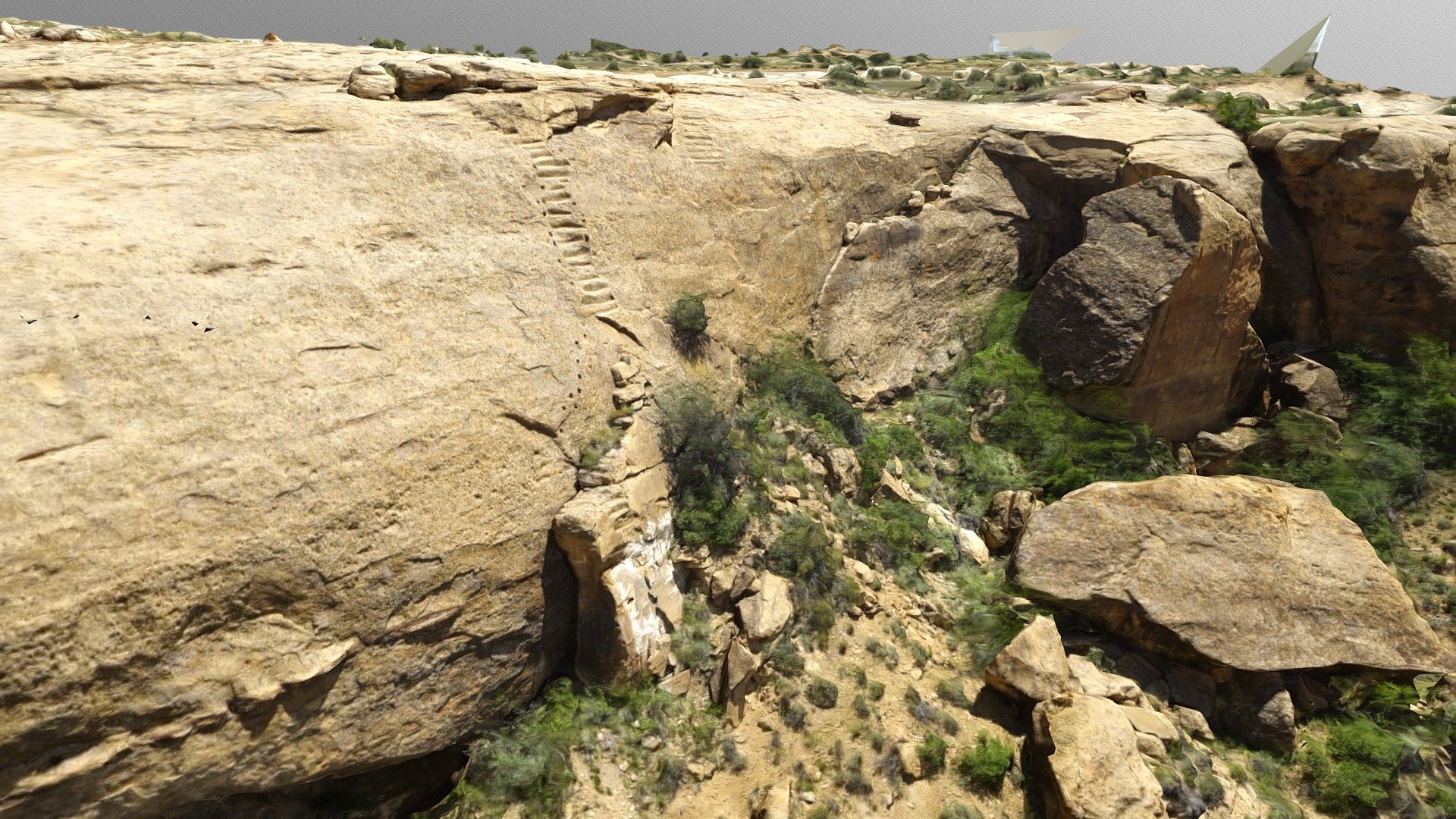 Jackson Stairs, Chaco Canyon — Sketchfab embed 3D viewer
