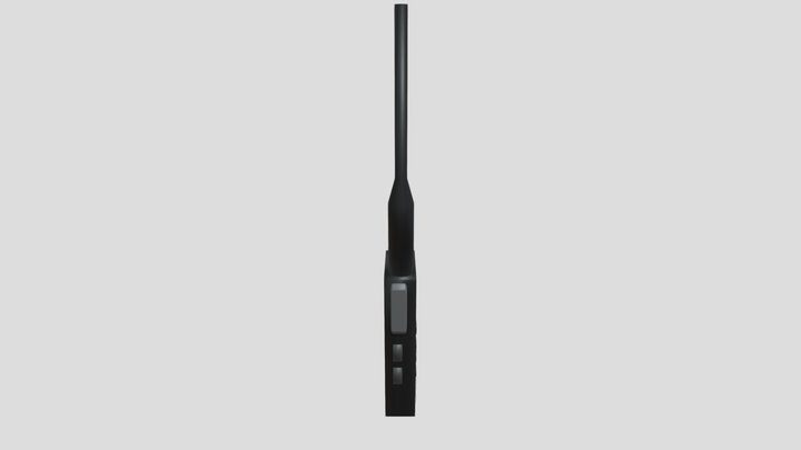 Low poly walkie talkie