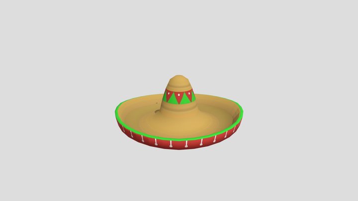 sombrero mexicano 3D Model