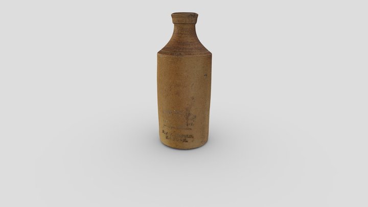 J Bourne and Son Ink Bottle 3D Model